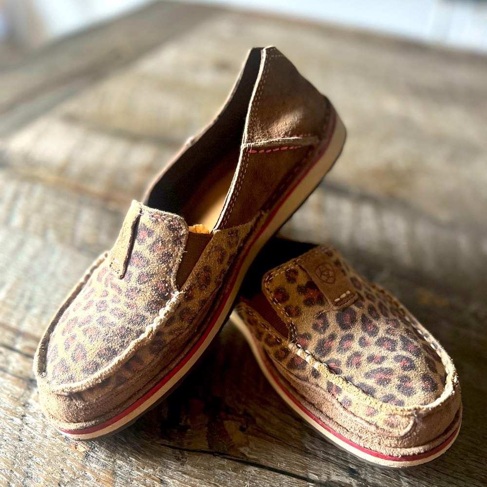 Ariat Cruiser Leopard Suede Shoe
